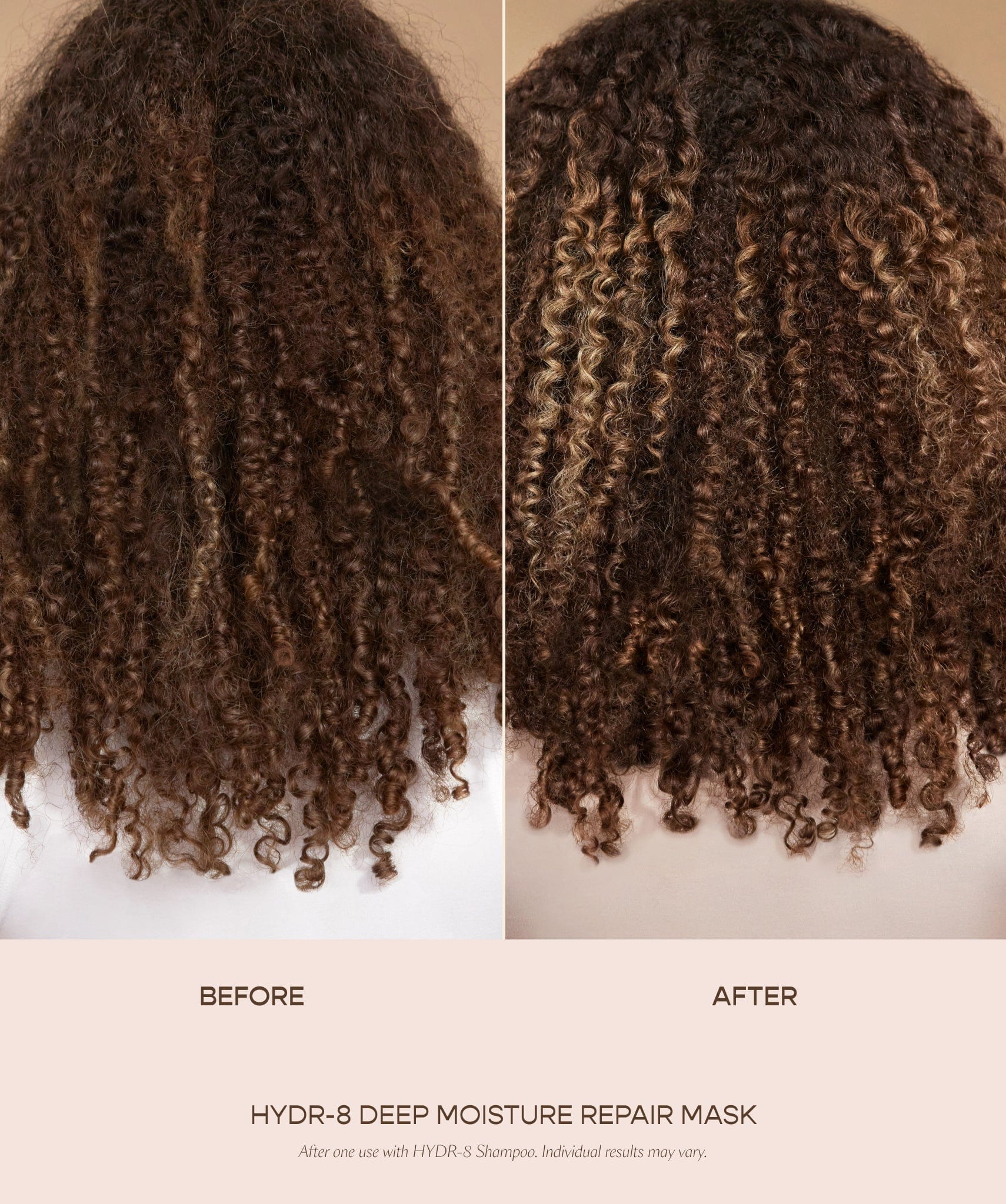 HYDR-8 Deep Moisture Repair Mask Before and After
