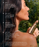 Day 1 Daily use is key to seeing results in as soon as 90 days* Begin 1st bottle"" Day 30+ Nourished scalp and hair strands Begin 2nd bottle Day 60+ New hair looks and feels healthier Begin 3rd bottle Day 90+ Boost in the appearance of your hair's natural color and shine to graying strands Begin 4th bottle Consistent use is key for best results. Individual results may vary. 1 bottle = 30 days of consistent use *Based on a 3-month consumer study of key ingredients in participants with up to 30% gray hair.